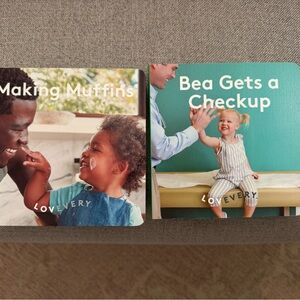 Lovevery Kids Learning Books Set - Making Muffins & Bea Gets a Checkup